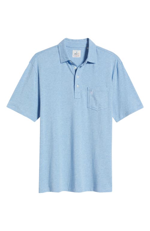 Shop Johnnie-o Heathered Original 2.0 Regular Fit Polo In Aspen