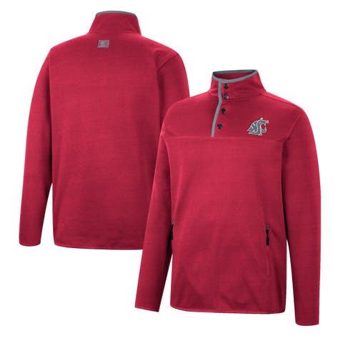 Louisville Cardinals Colosseum Robinson Hoodie Full-Snap Jacket - Red