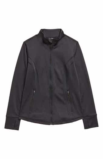 Zella Girl Kids Intention Boxy Zip Up Hoodie Nordstrom