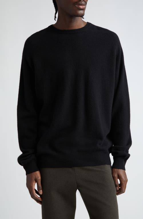 Cashmere Crewneck Sweater in Black