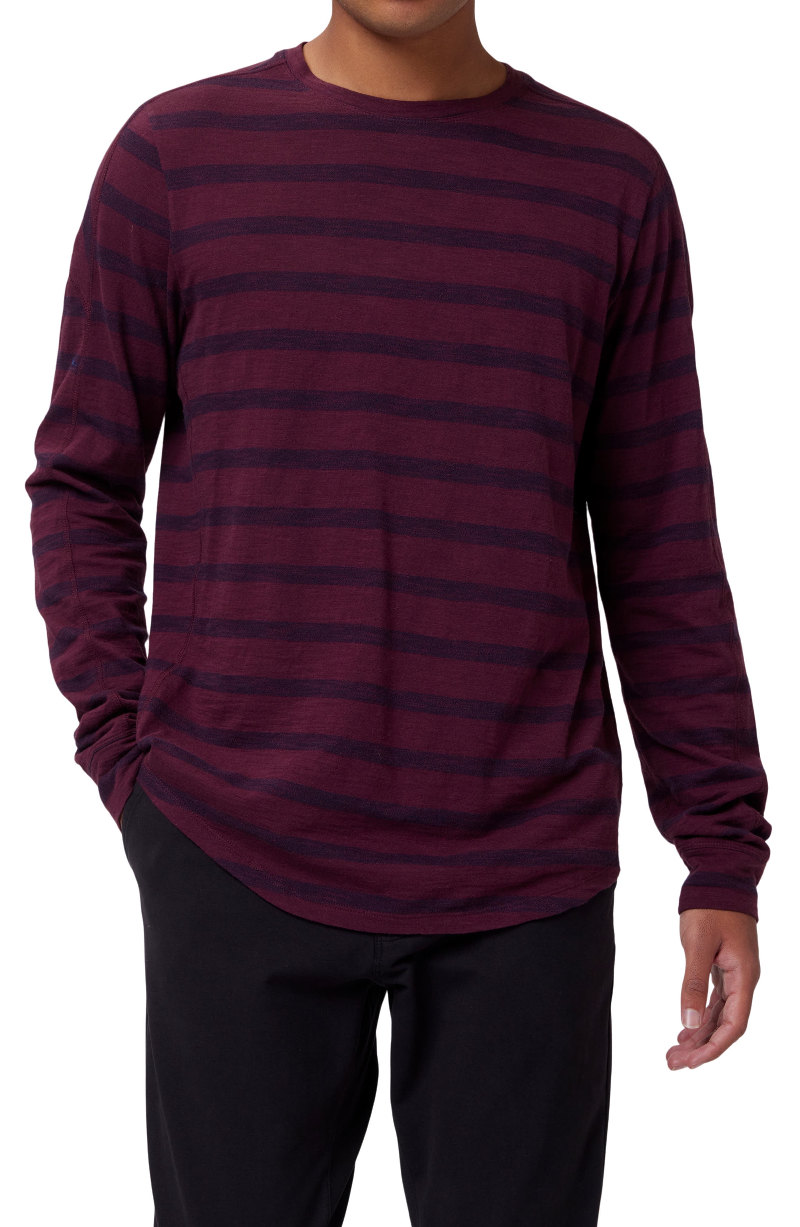 burgundy graphic tees