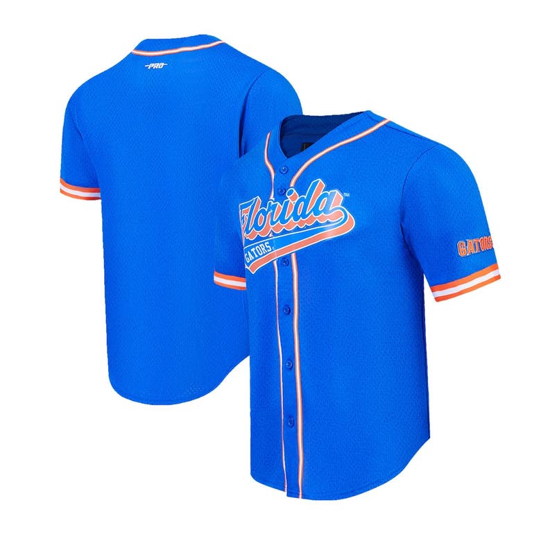 Shop Pro Standard Royal Florida Gators Mesh Full-button Replica Baseball Jersey