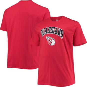 PROFILE Men's Red Cleveland Guardians Big & Tall Secondary Logo T-Shirt