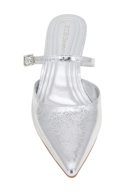 Bcbgeneration Katalina Pump In Silver Crackle