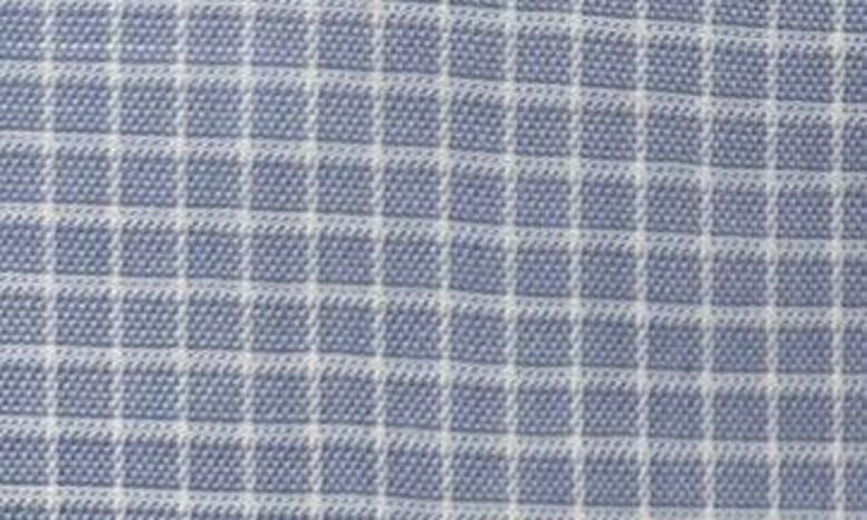Shop Jb Britches Micro Check Woven Dress Shirt In Sky