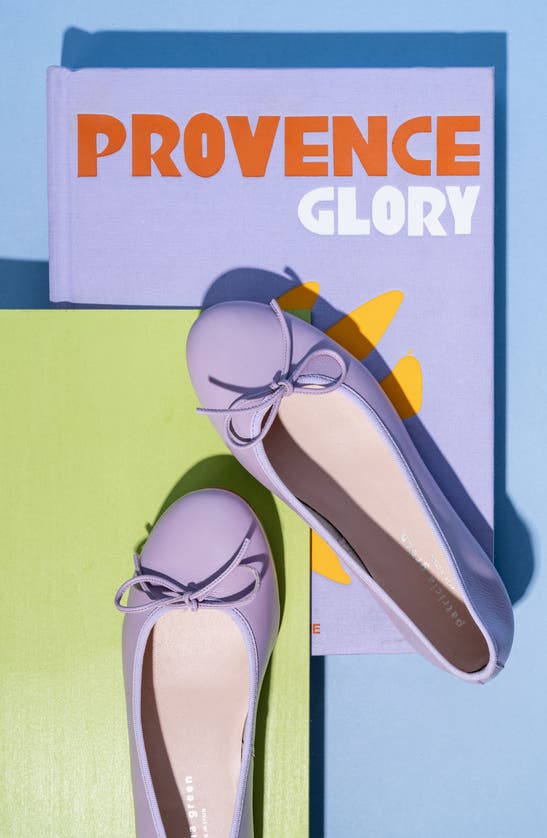 Patricia Green Skim Ballerina Flat In Lilac