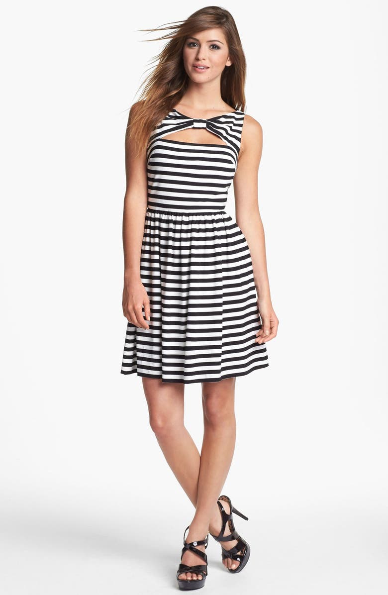 Betsey Johnson Stripe Fit & Flare Dress | Nordstrom