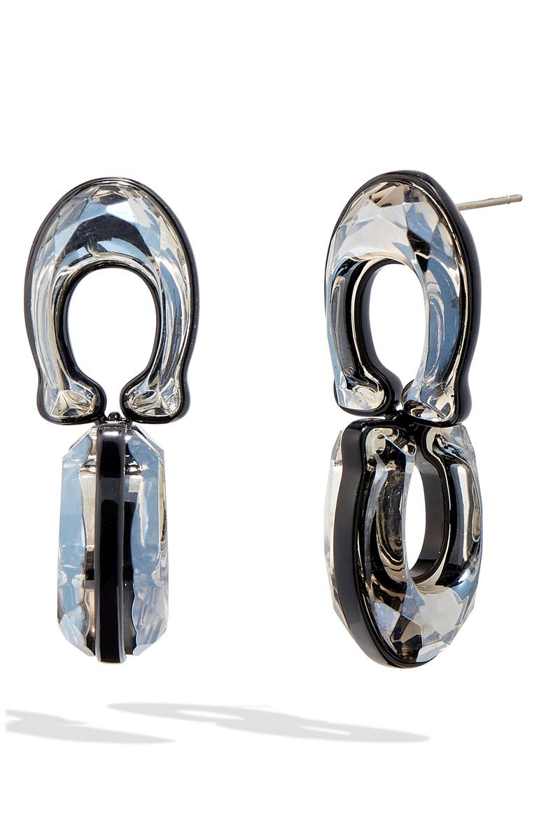 COACH Faceted-C Drop Earrings | Nordstrom