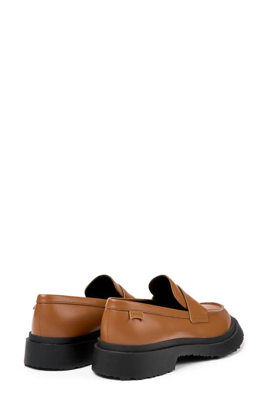 Camper Walden Penny Loafer In Medium Brown