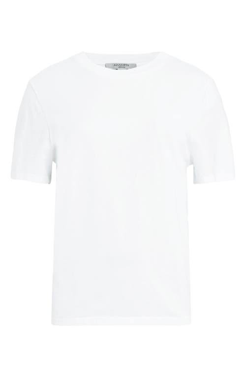 Shop Allsaints Holli Crewneck T-shirt In Optic White