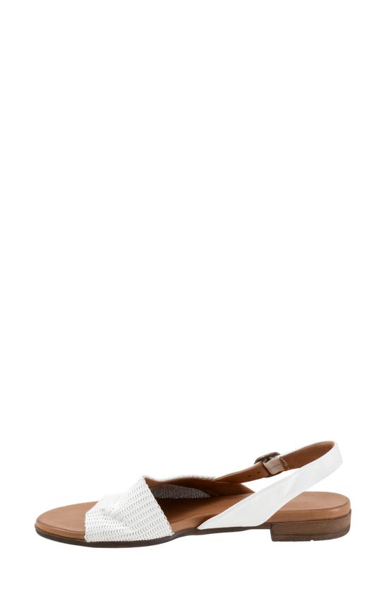 Shop Bueno Tiffany Slingback Sandal In White