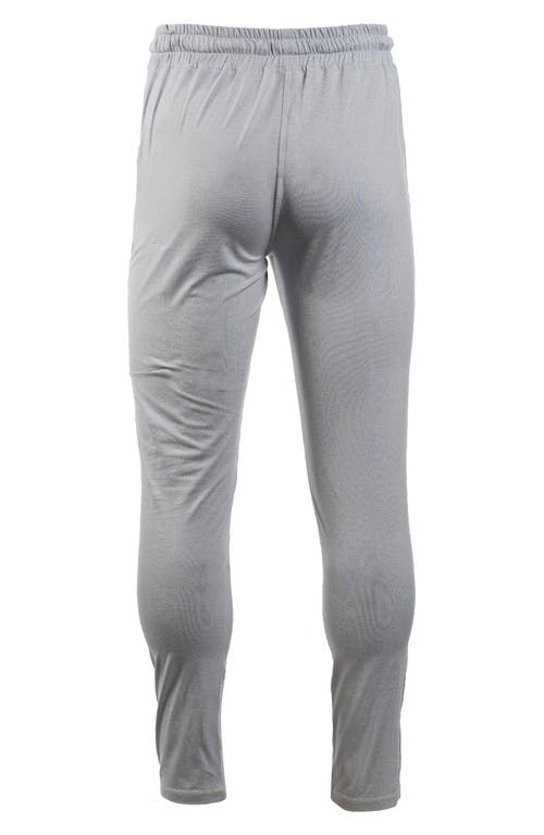 Burnside Soft Jersey Joggers In Heather Light Grey