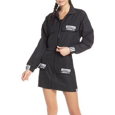 Adidas Originals Crop Track Top, Black