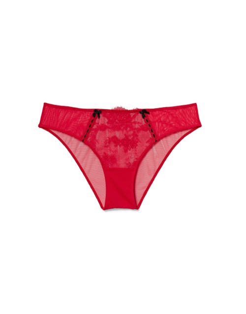 Shop Adore Me Yara Bikini Panties In Dark Red