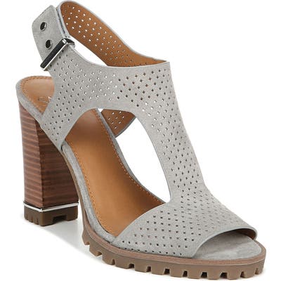 Sarto By Franco Sarto Allister Perforated Sandal, Grey