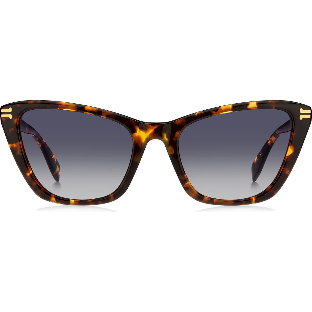 Marc Jacobs 53mm Cat Eye Sunglasses In Blue