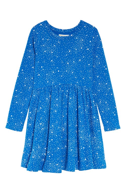 Tucker + Tate Kids' Print Knit Dress in Blue Princess Spots And Stars