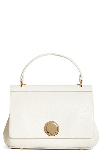 GIAMBATTISTA VALLI GRAINED CALFSKIN LEATHER TOP HANDLE BAG,19FWPVVEBS19