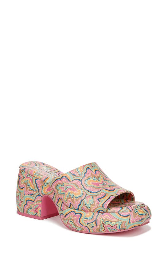 Shop Circus Ny By Sam Edelman Isla Platform Slide Sandal In Pink Sorbet Multi