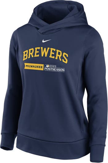 Milwaukee Brewers Nike Navy Women's Diamond Knockout Brew Crew Hooded  Sweatshirt