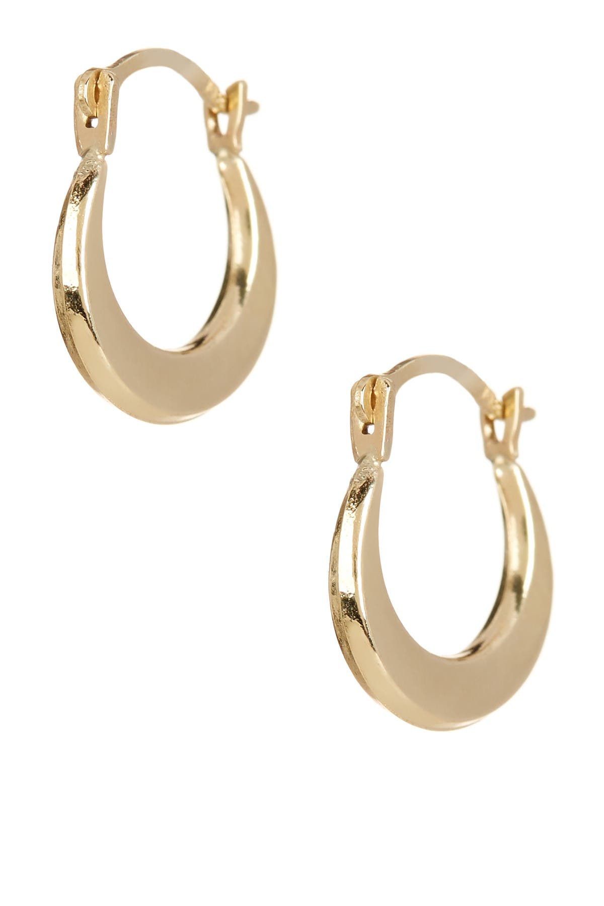 14k gold 8mm hoop earrings