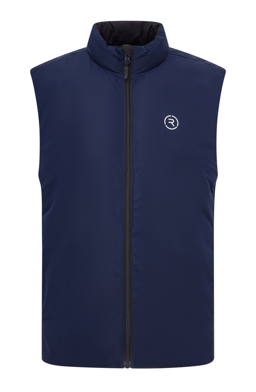 Reflo Flint Reversible Recycled & Recyclable Vest In Black