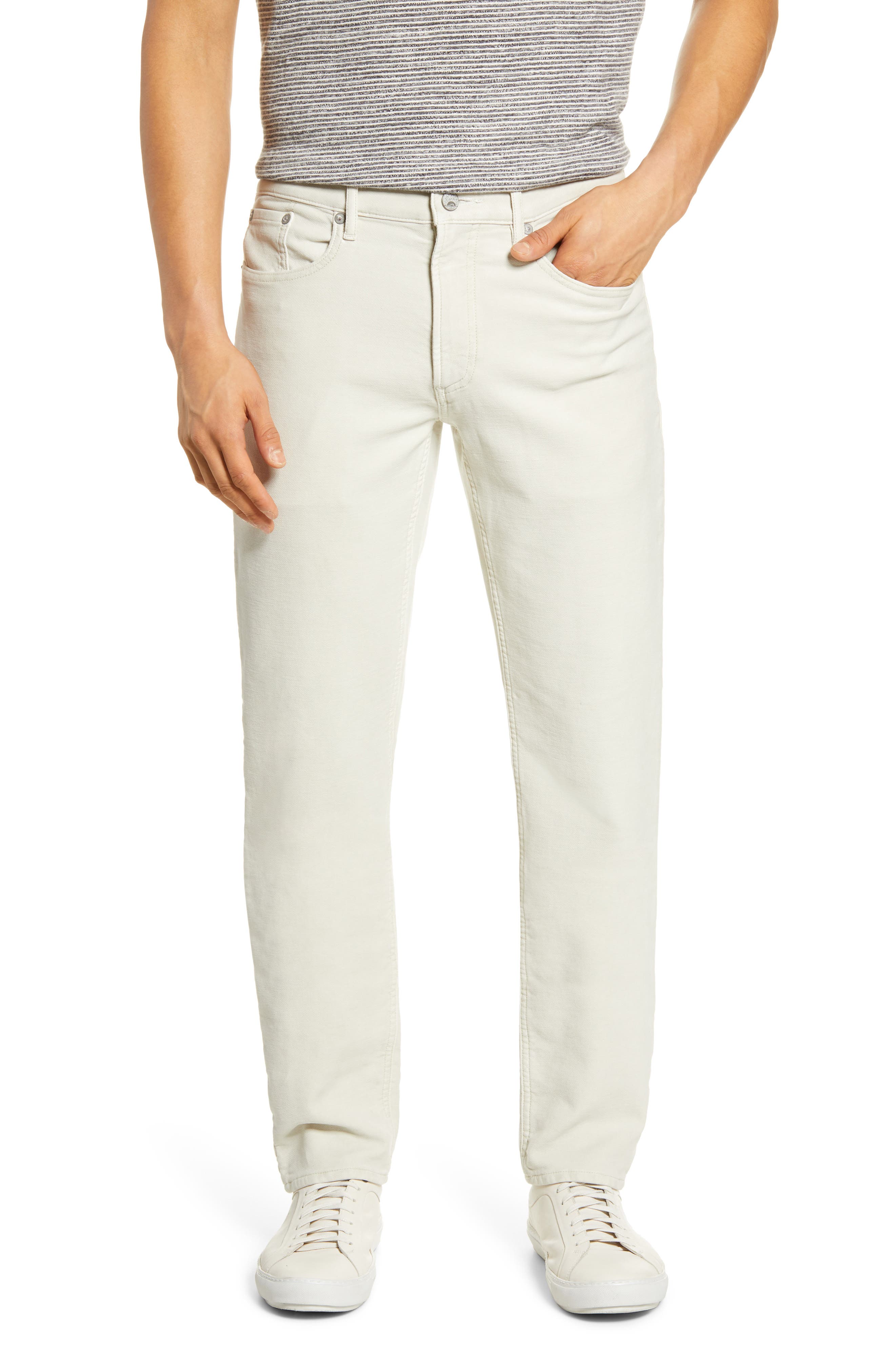 Faherty Stretch Terry 5-pocket Pants In Stone