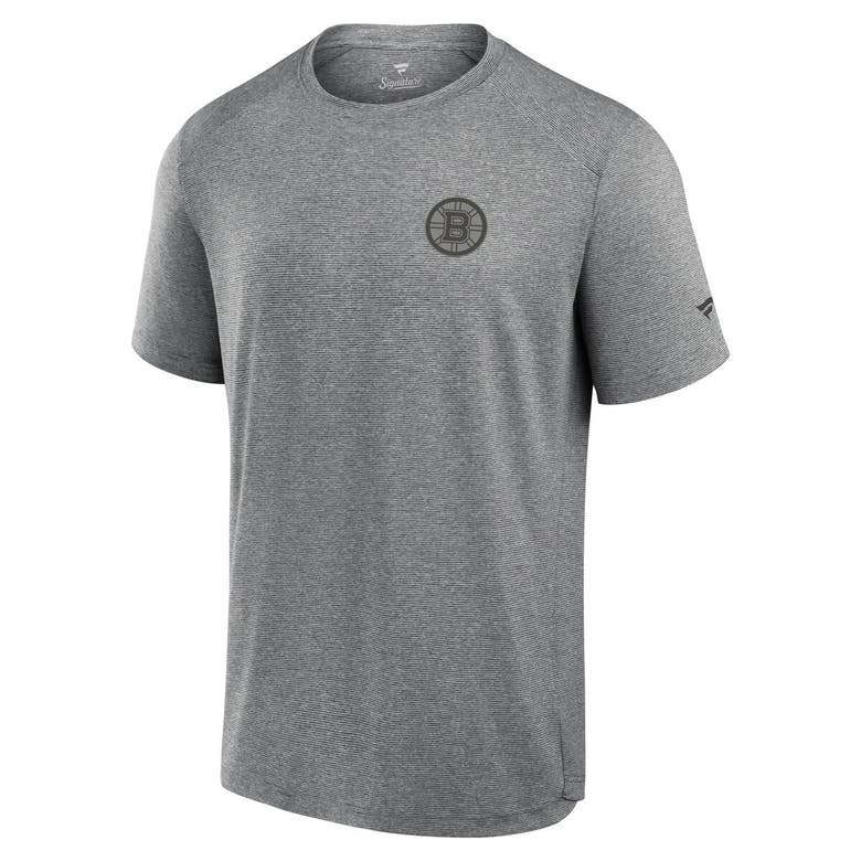 Shop Fanatics Signature Black Boston Bruins Front Office Tech T-shirt