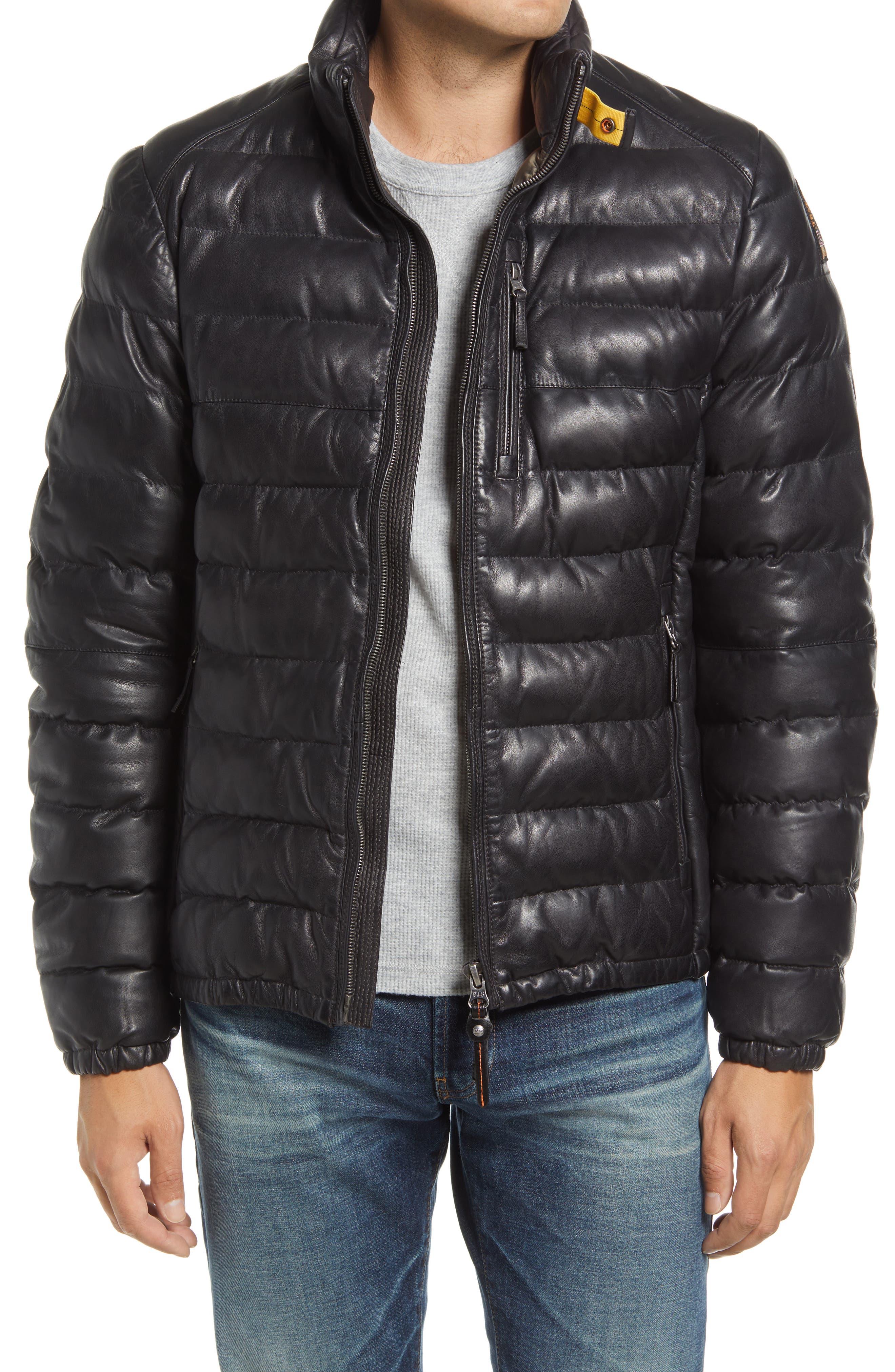 parajumpers ernie leather jacket
