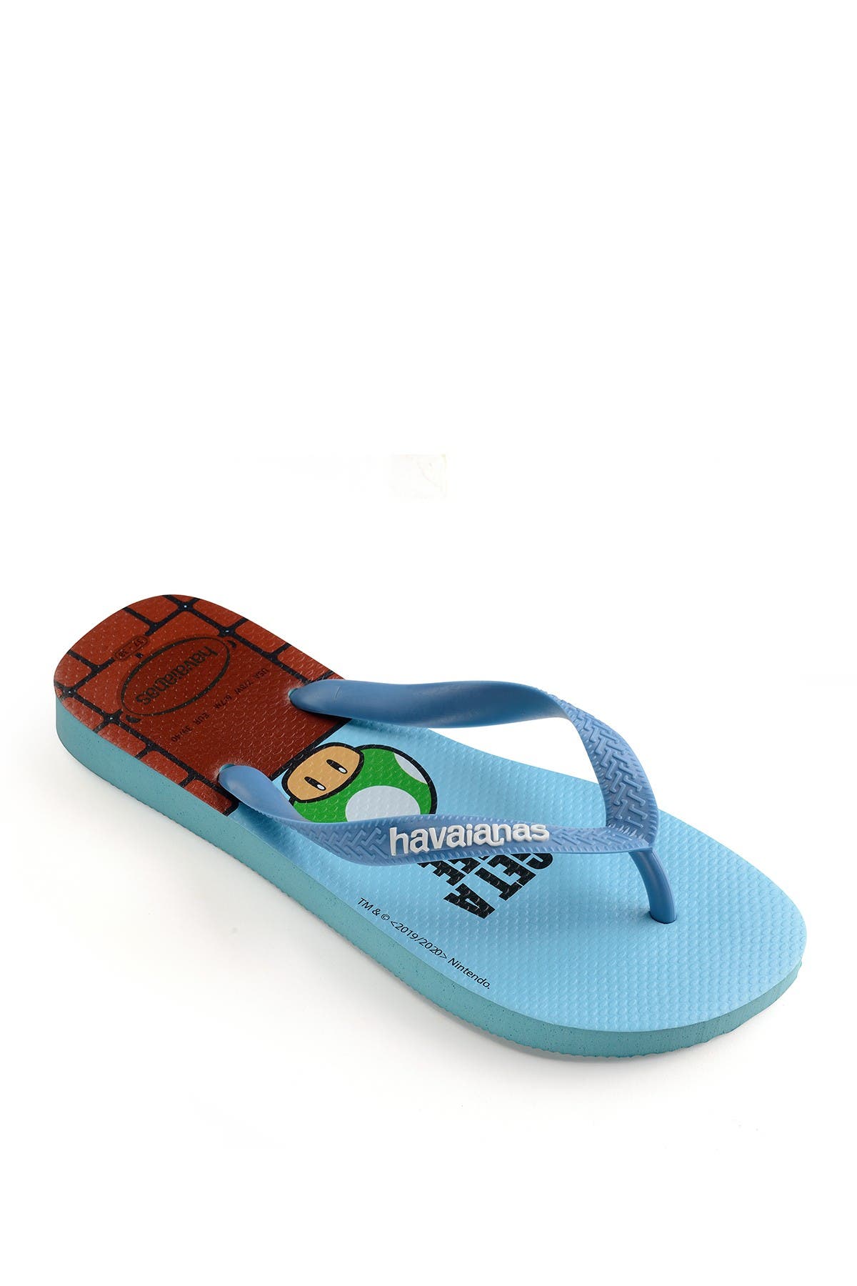 Havaianas Mario Bros Flip Flop Sandal In Blue/blue Steel | ModeSens