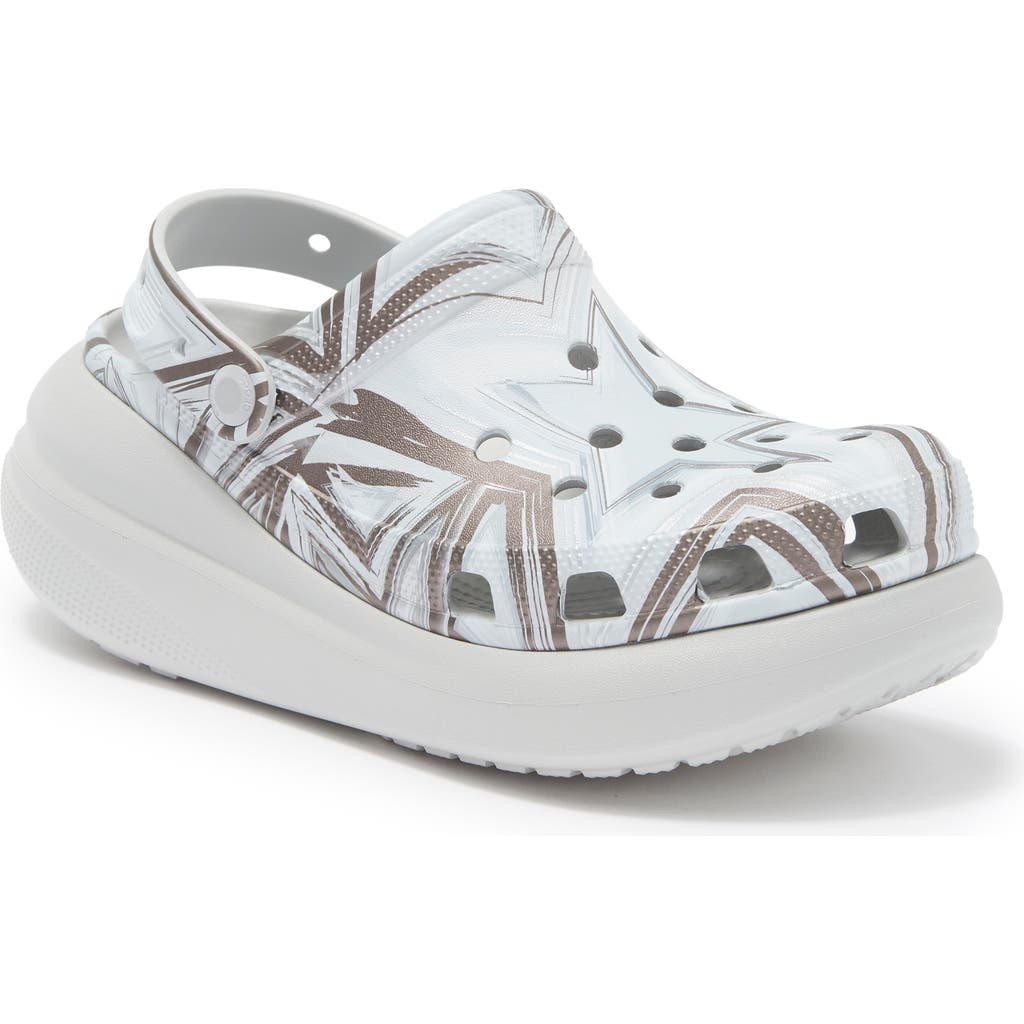 Crocs Classic Crush Clog In Shimmer/multi