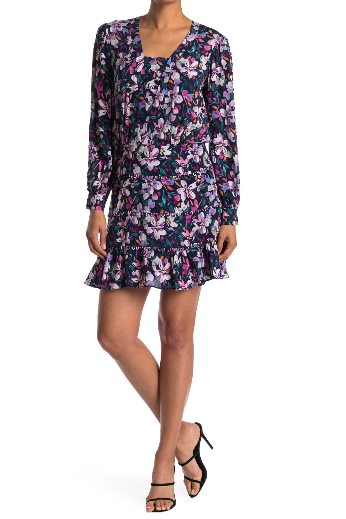 nicole miller navy dress