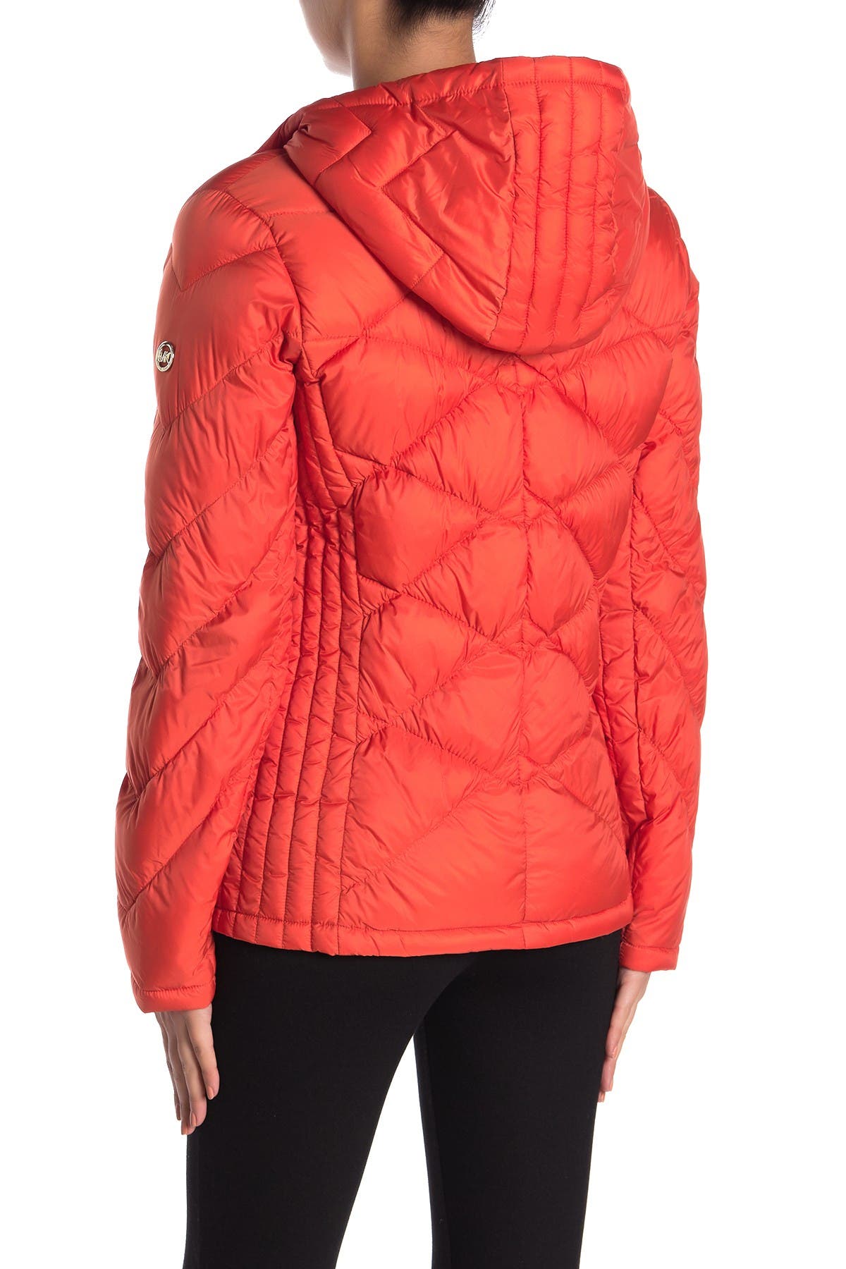 michael michael kors packable hooded quilted down jacket