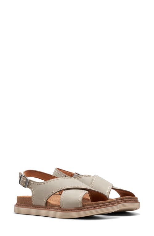 Clarks(r) Arwell Slingback Sandal Stone Nubuck at Nordstrom,