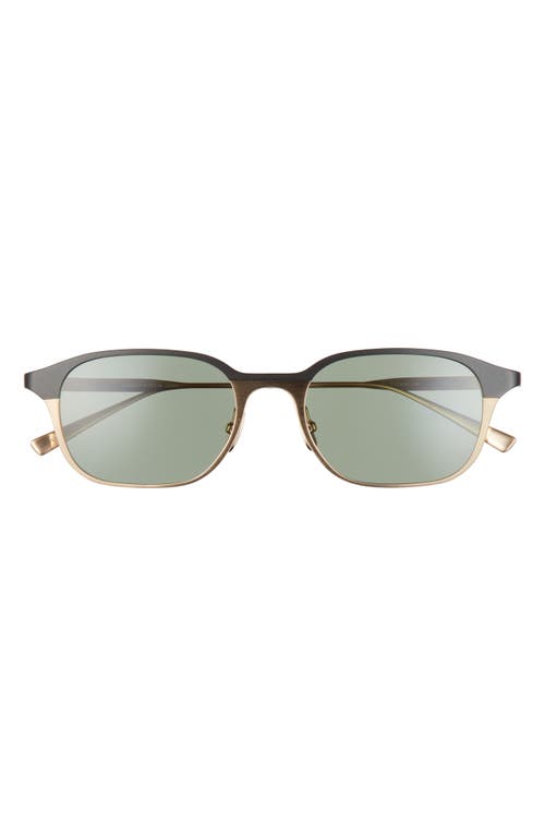 Wister 50mm Polarized Sunglasses in Black Sand/Honey Gold/Green