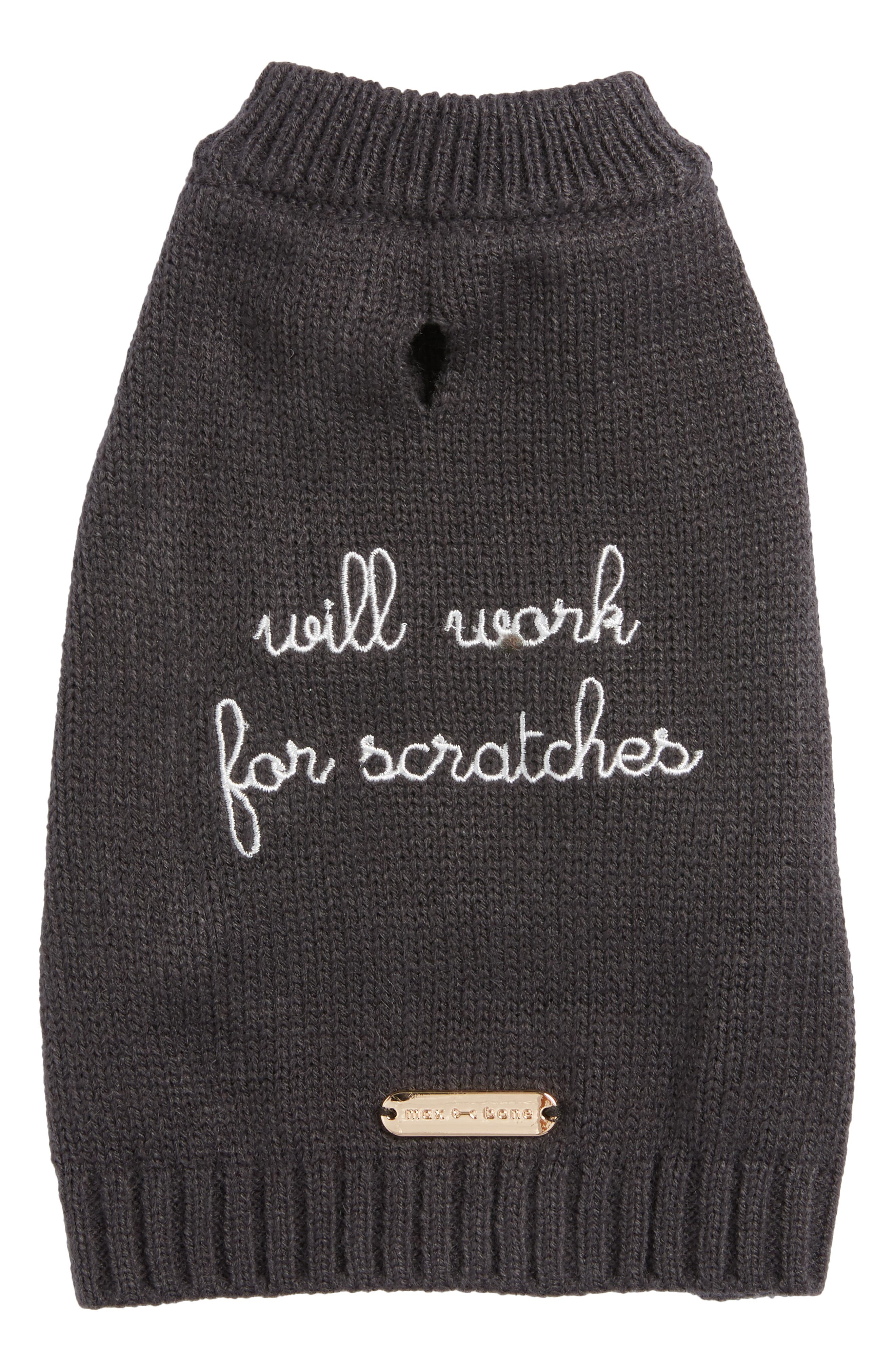 max bone dog sweater