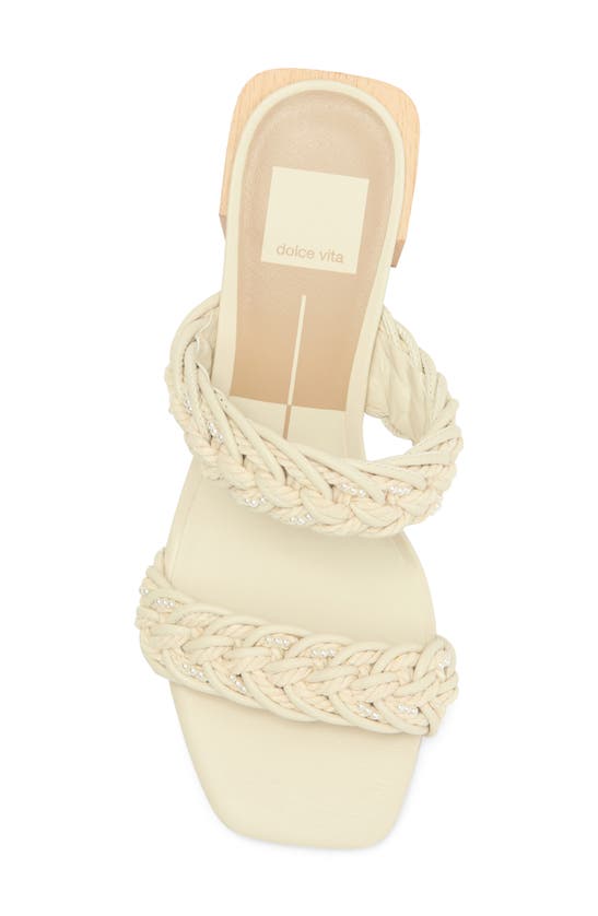 Shop Dolce Vita Zabina Braided Strap Sandal In Ivory Stella