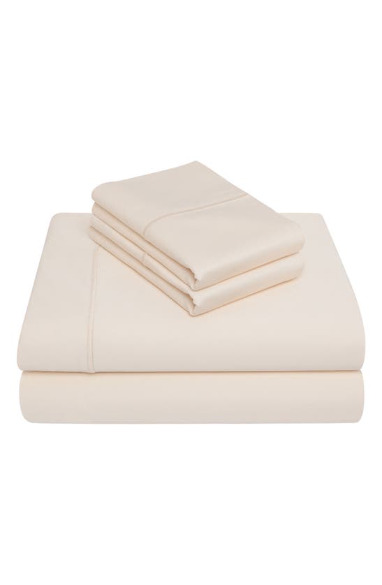 Bedhog 4-piece 1000 Thread Count Pima Cotton Sheet Set In Ivory