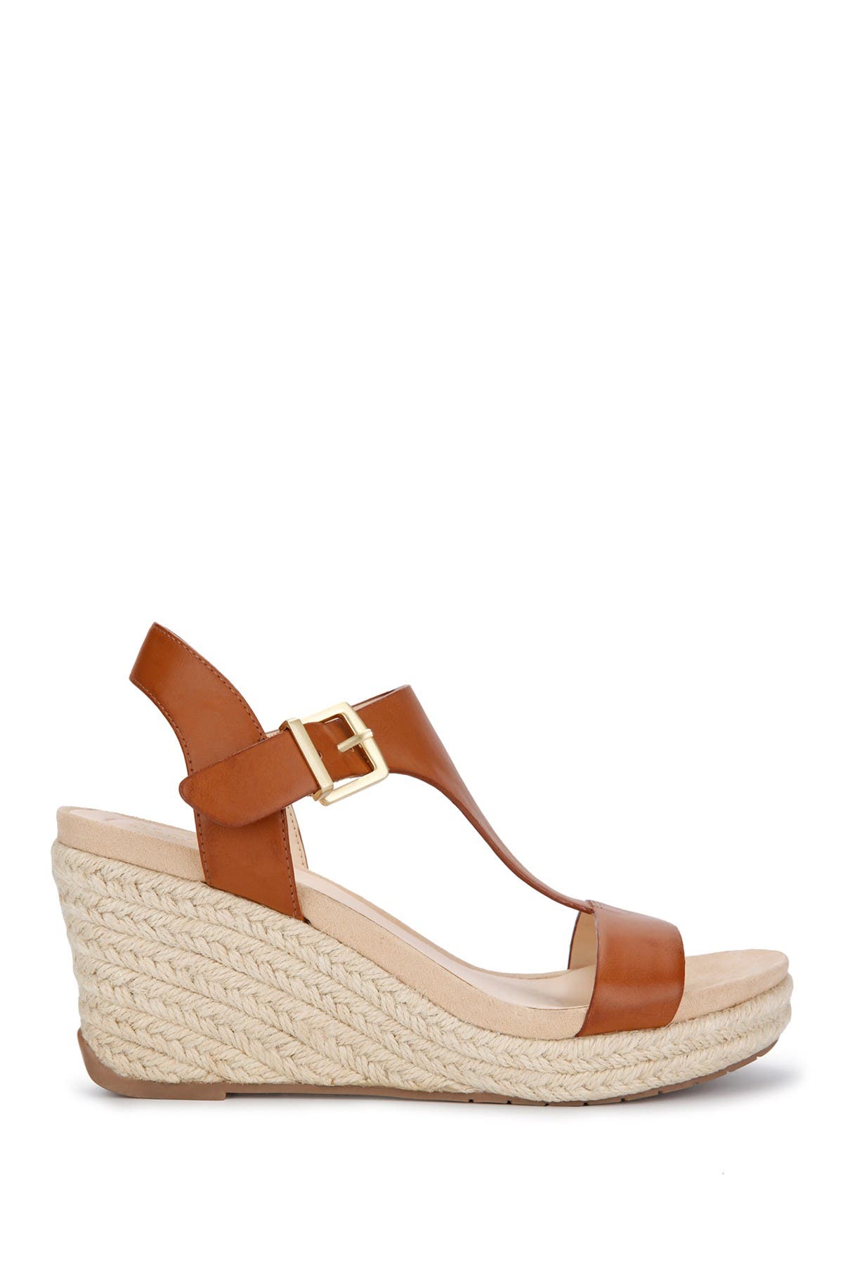 tan wedge slides