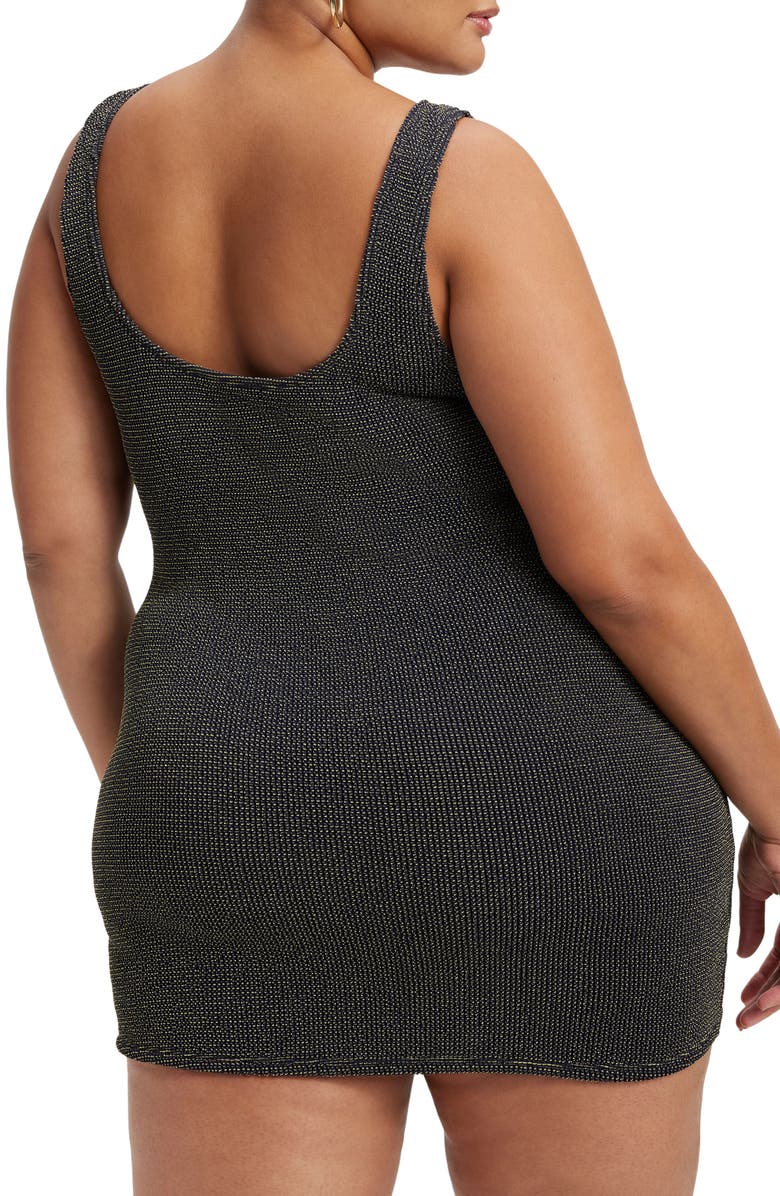 Good American Always Fits Sculpt Cover-Up Dress, Alternate, color, 