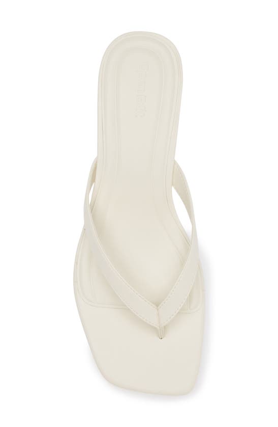 Shop Open Edit Tori Kitten Heel Sandal In Ivory Egret