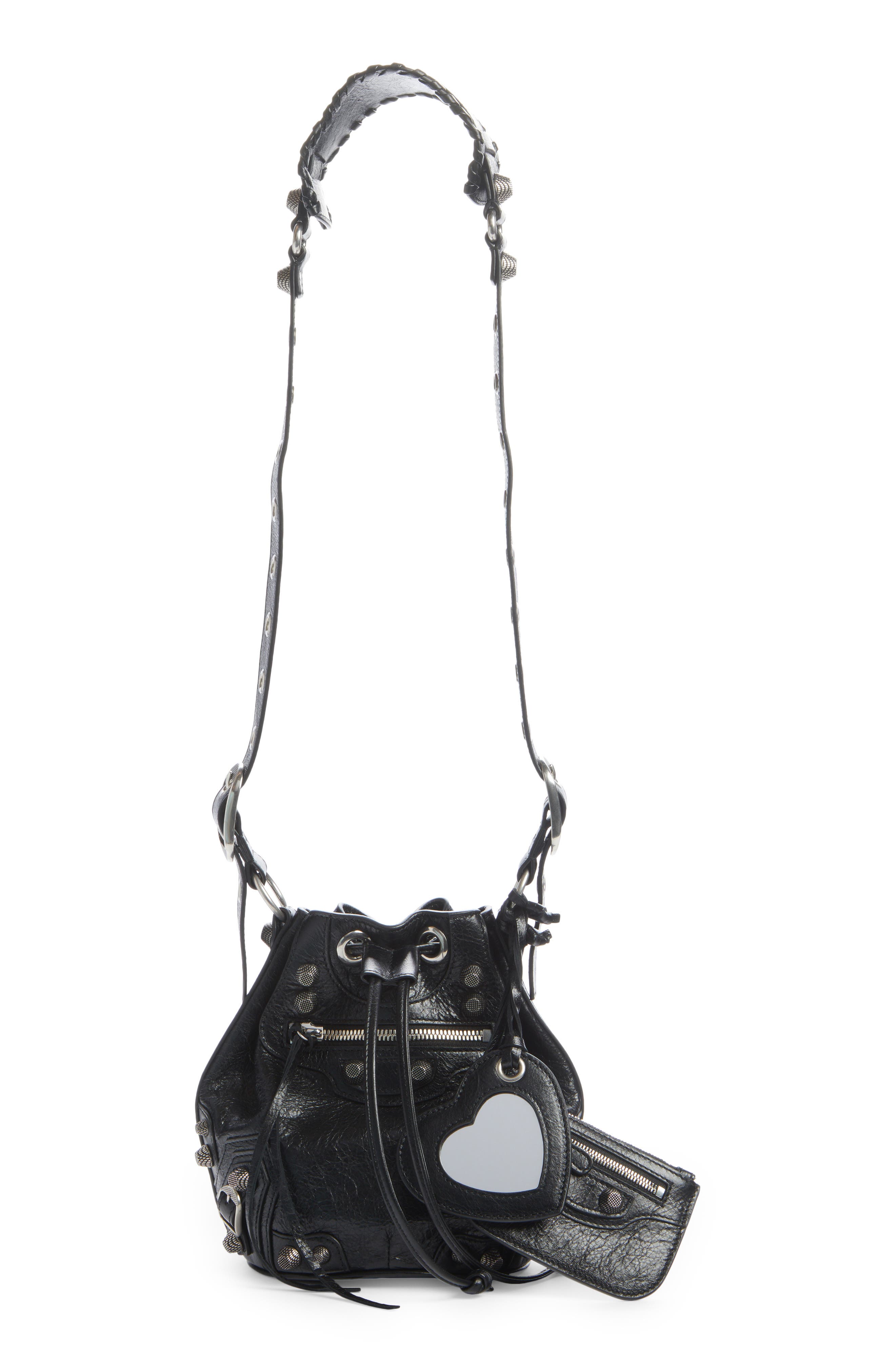 Balenciaga XS Wheel Polka Dot Bucket Bag - Farfetch