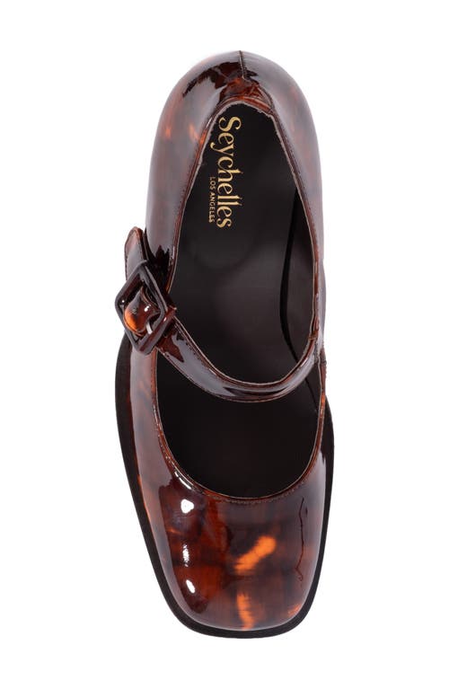 Shop Seychelles Play Pretend Mary Jane Pump In Brown Leather