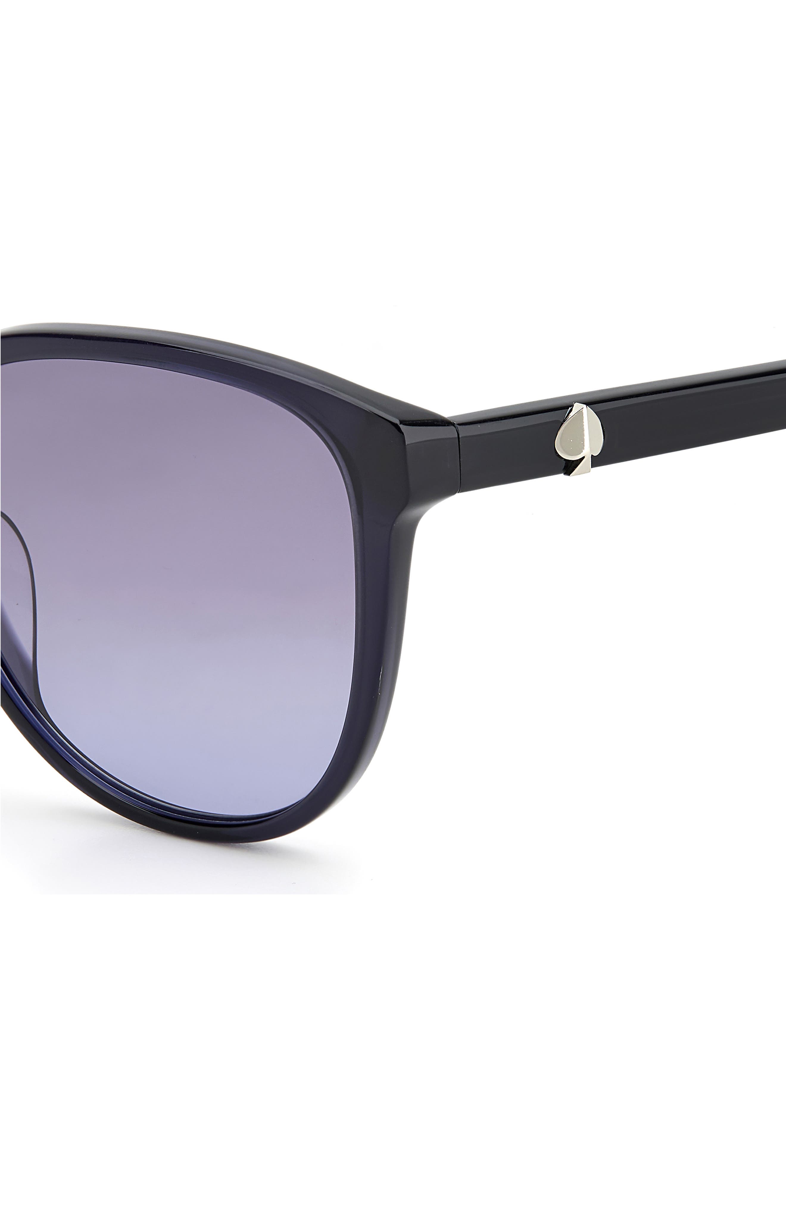 kate spade new york 54mm vienne gradient polarized cat eye sunglasses