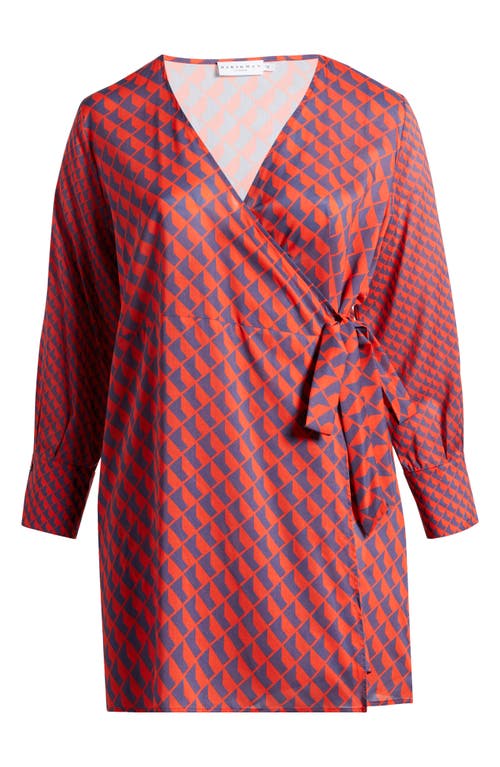 HARSHMAN HARSHMAN ALTHEA LONG SLEEVE WRAP DRESS