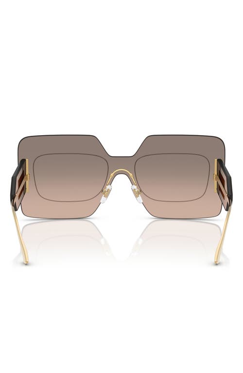 Versace 42mm Square Sunglasses In Grey Mirror