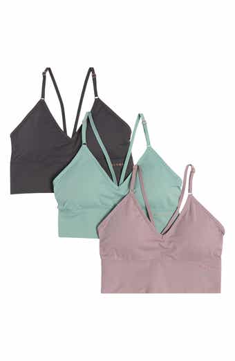 Maidenform Girl's 2-Pack Light-Support Ruched Longline Bras