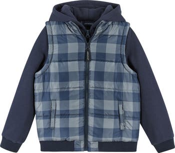 Buffalo plaid 2025 puffer vest