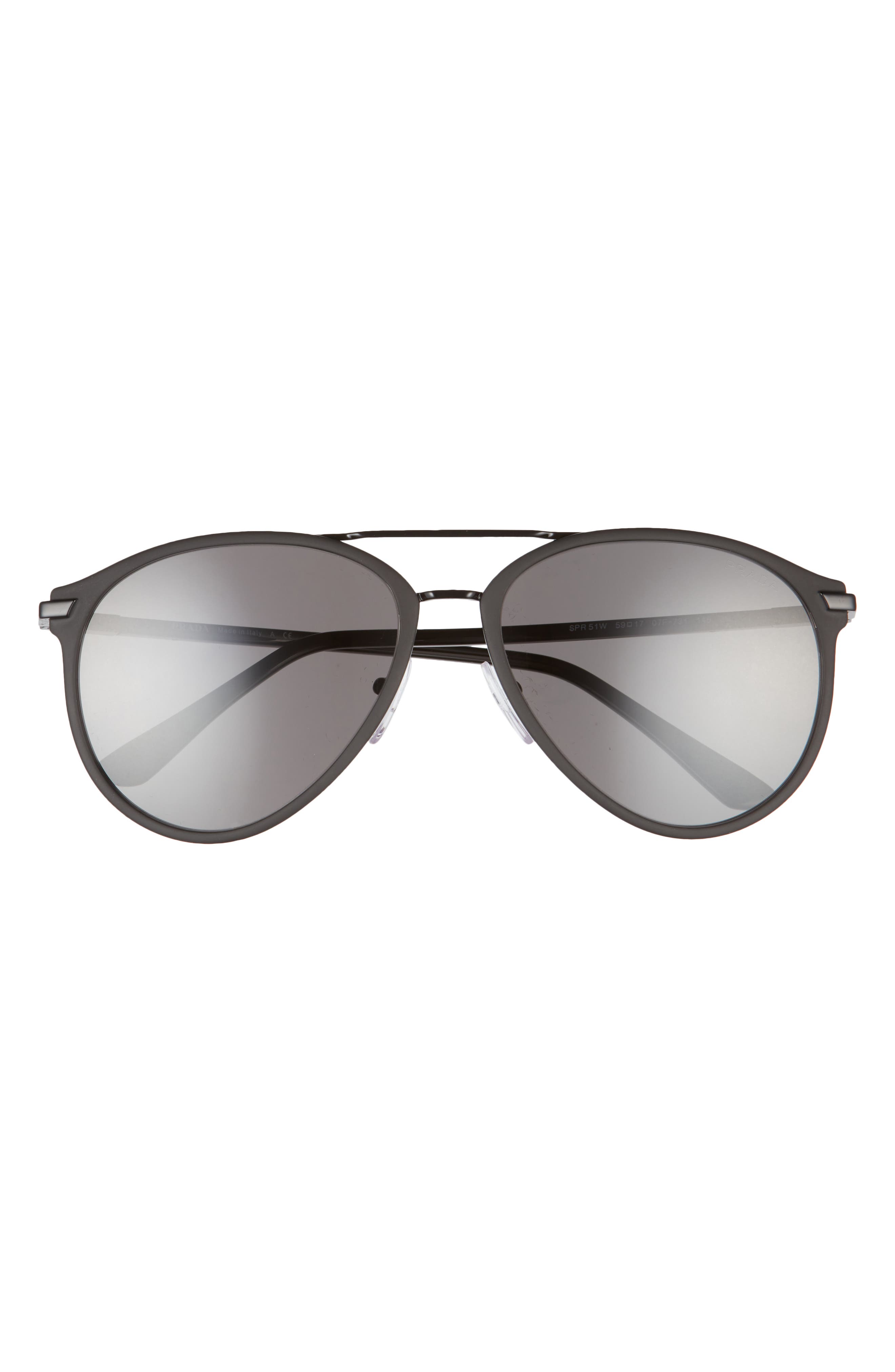 Prada 59mm pilot sunglasses Clearance
