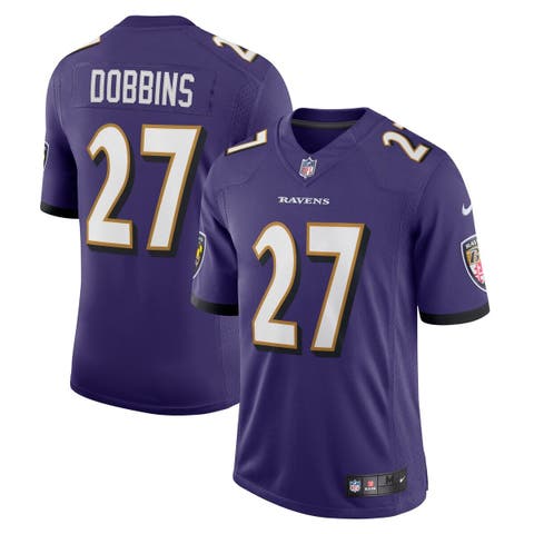 Nike Men's J.K. Dobbins Purple Baltimore Ravens Game Jersey - Purple